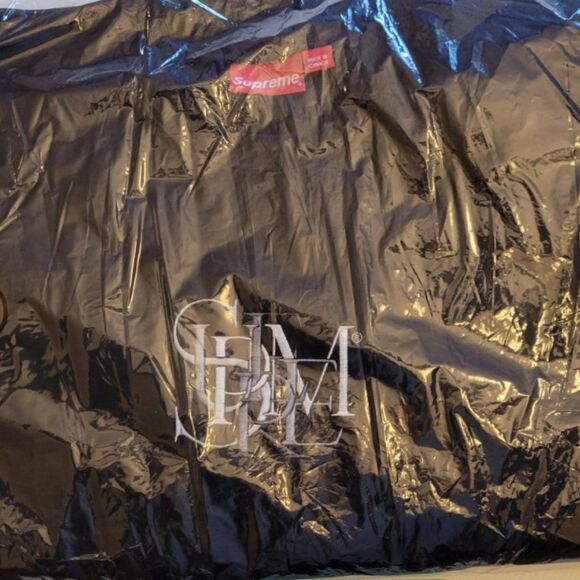 Supreme Overlap (Layered) Crewneck Sweatshirt Size XL Black - Picture 2 of 6